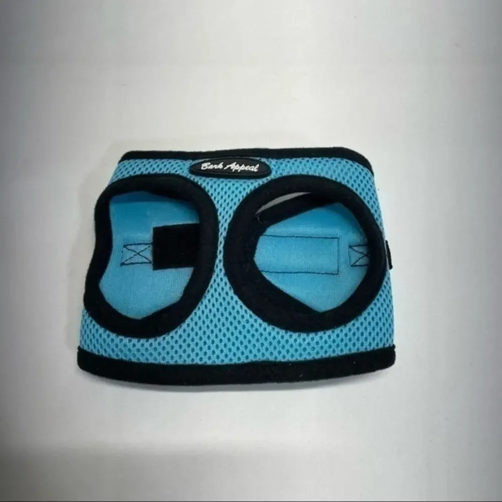 Bark Appeal Mesh Step-In Harness Dog Size XS Teal Blue Pet